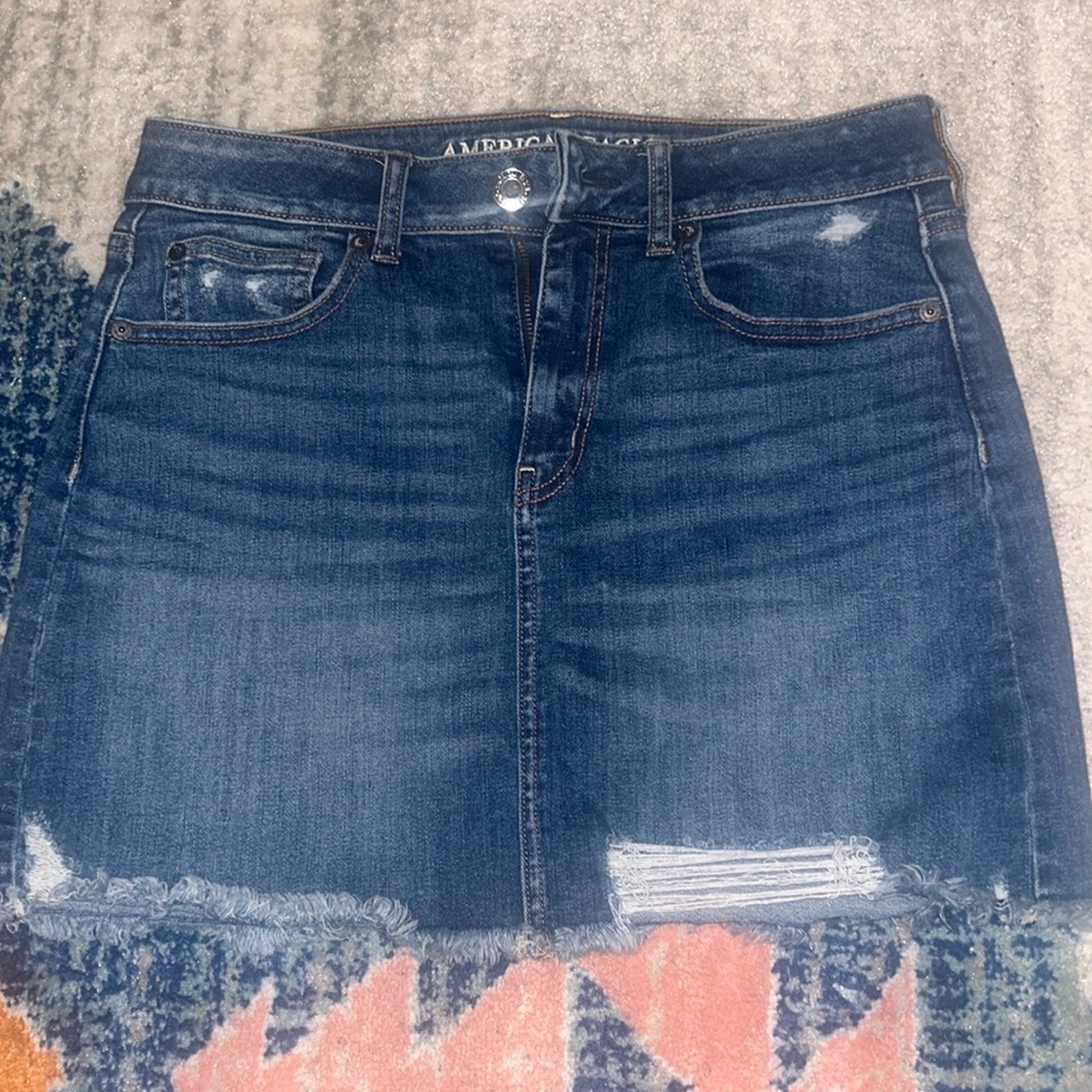 American Eagle Outfitters Blue Denim Skirt